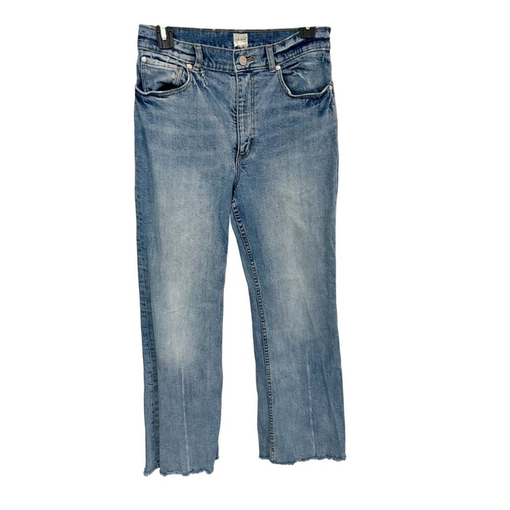 La Vie Rebecca Taylor Medium Wash Denim High Rise Straight Leg Jeans - Size 28